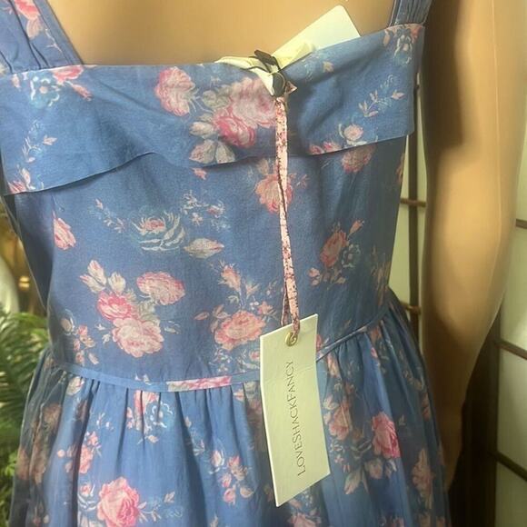 MWT LOVESHACKFANCY CARMINE DRESS SIZE 4 - Picture 4 of 6